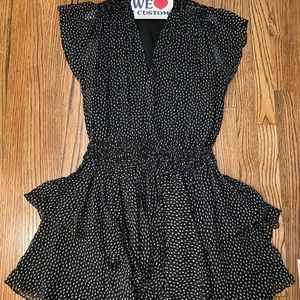 Halston Heritage Black Cocktail dress L